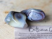 Botswana Agaat Trommelsteen, edelsteen - Perfect cadeau voor mannen en vrouwen - Inclusief uitleg - Spiritueel - Agate - Bescherming - Innerlijke groei - Intuïtie - Geborgenheid - 100% NATUURLIJK