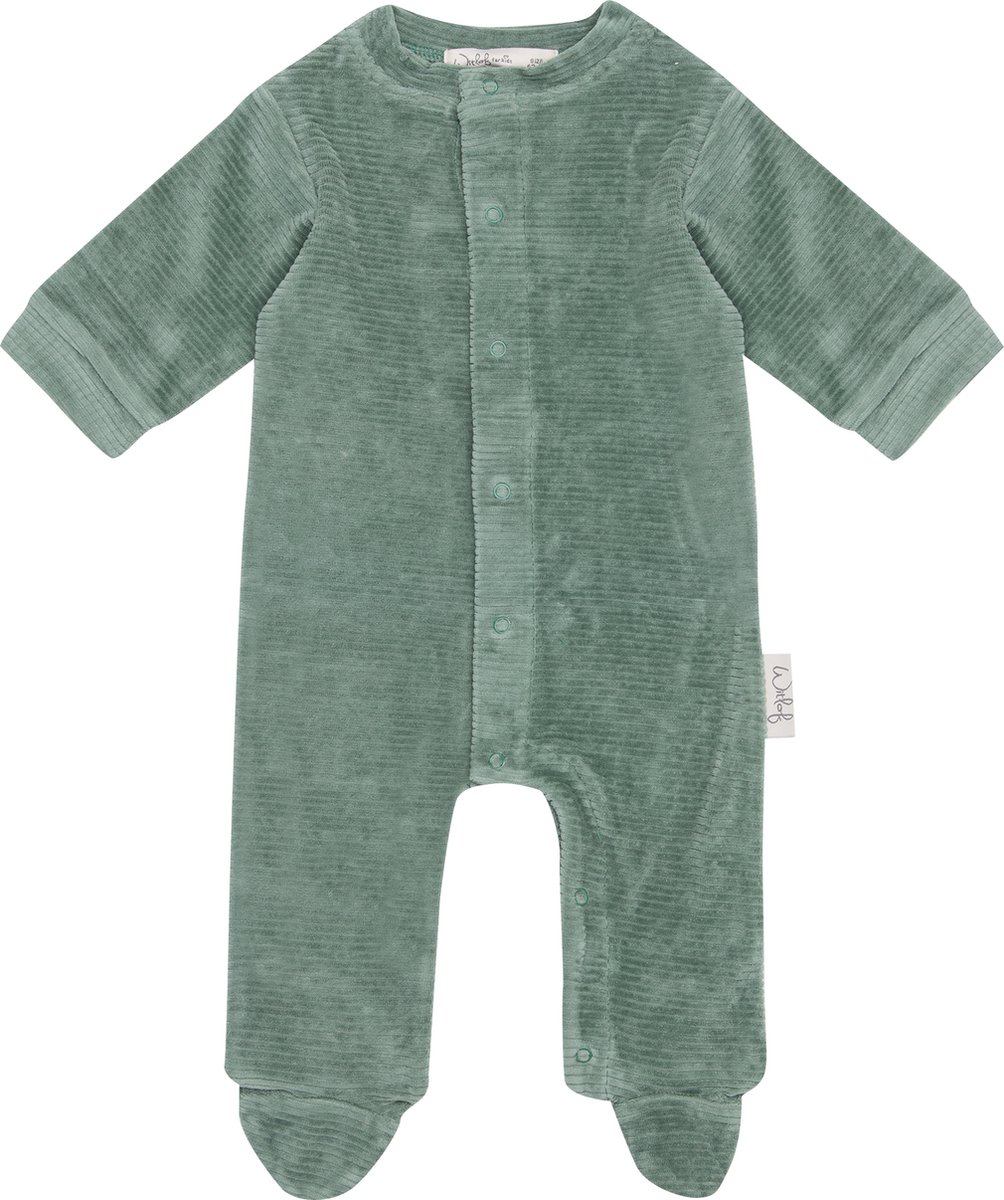 Boxpakje 50/56 Forest Green velvet rib