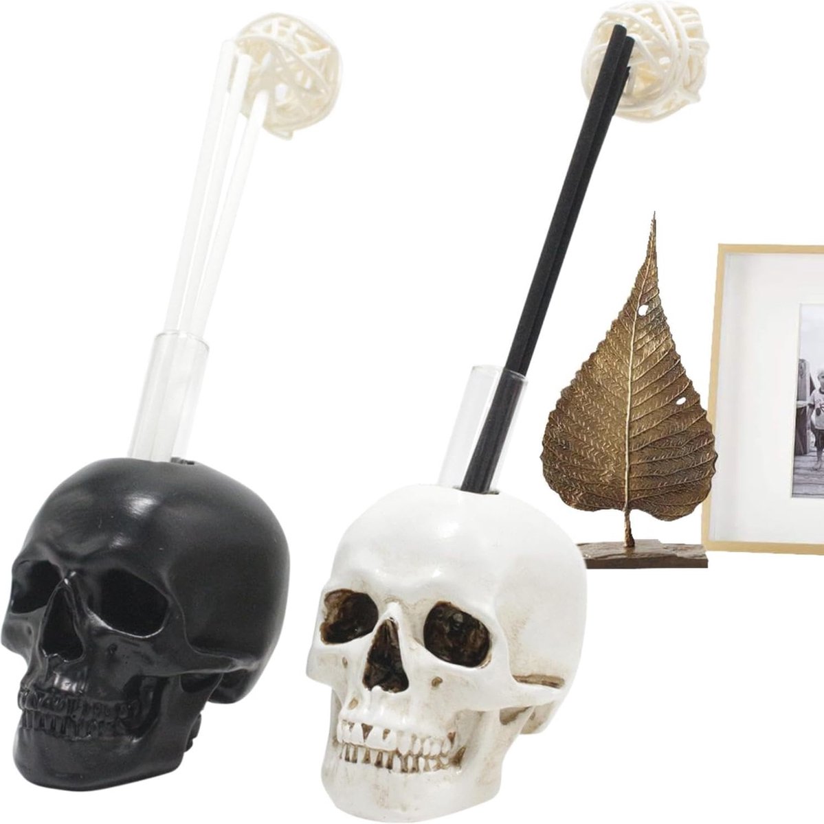 Lege Aroma-Diffuser met Staven - Ideaal voor Geurverspreiding en Decoratie