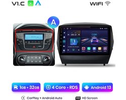 Autoradio - Apple CarPlay - Android Auto - Bluetooth Radio - Hyundai Tucson 2 ix35 2009 - 2015