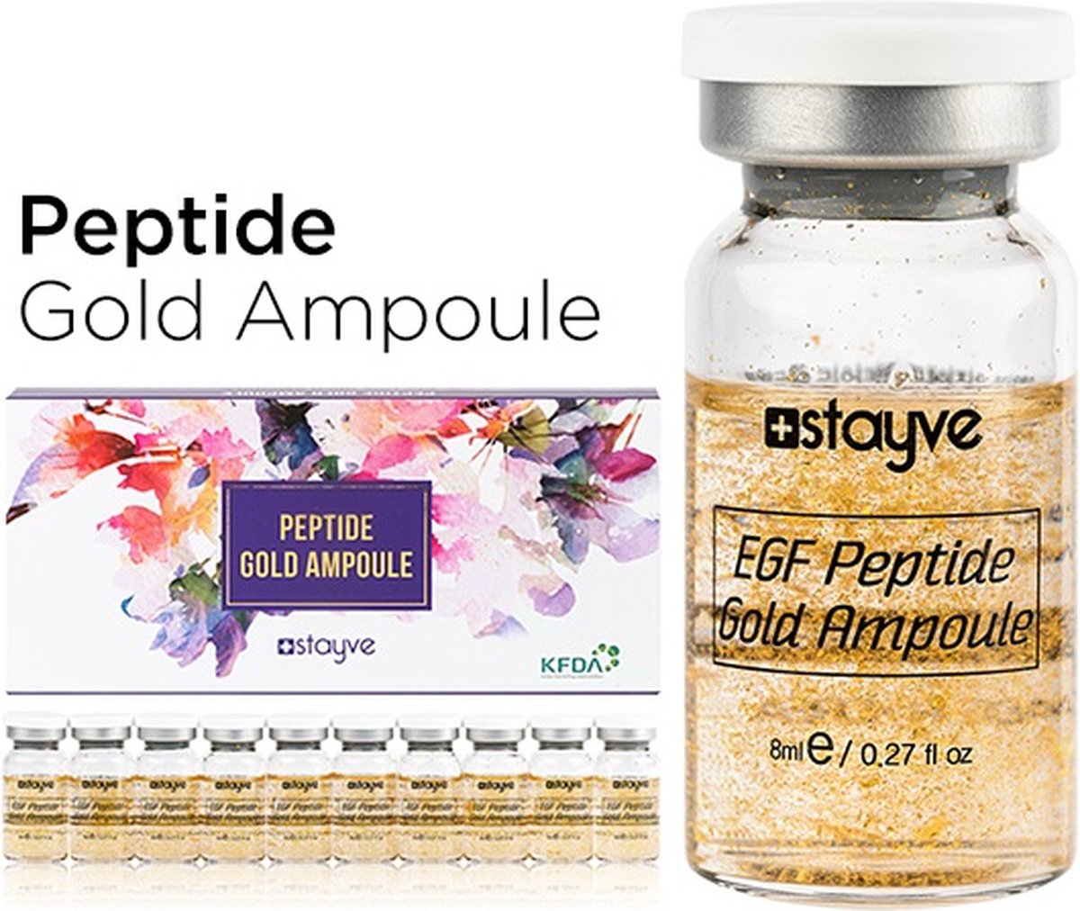 Goedkoopste Stayve EGF Peptide Gold Ampoule 8ml (serum voor microneedling