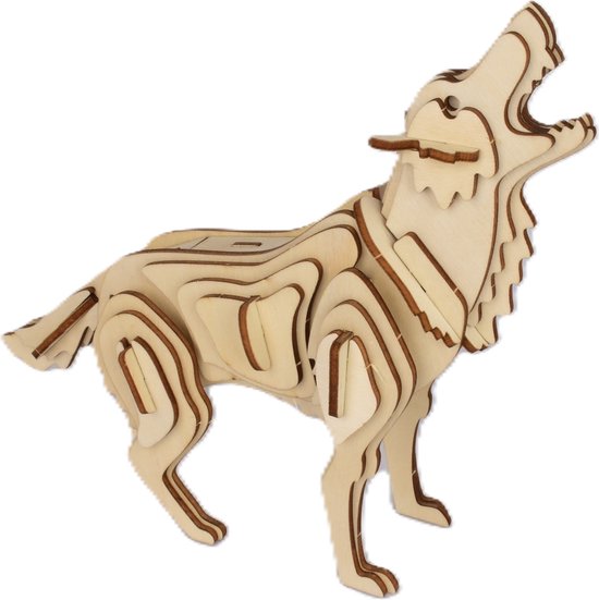 3D Puzzel wolf