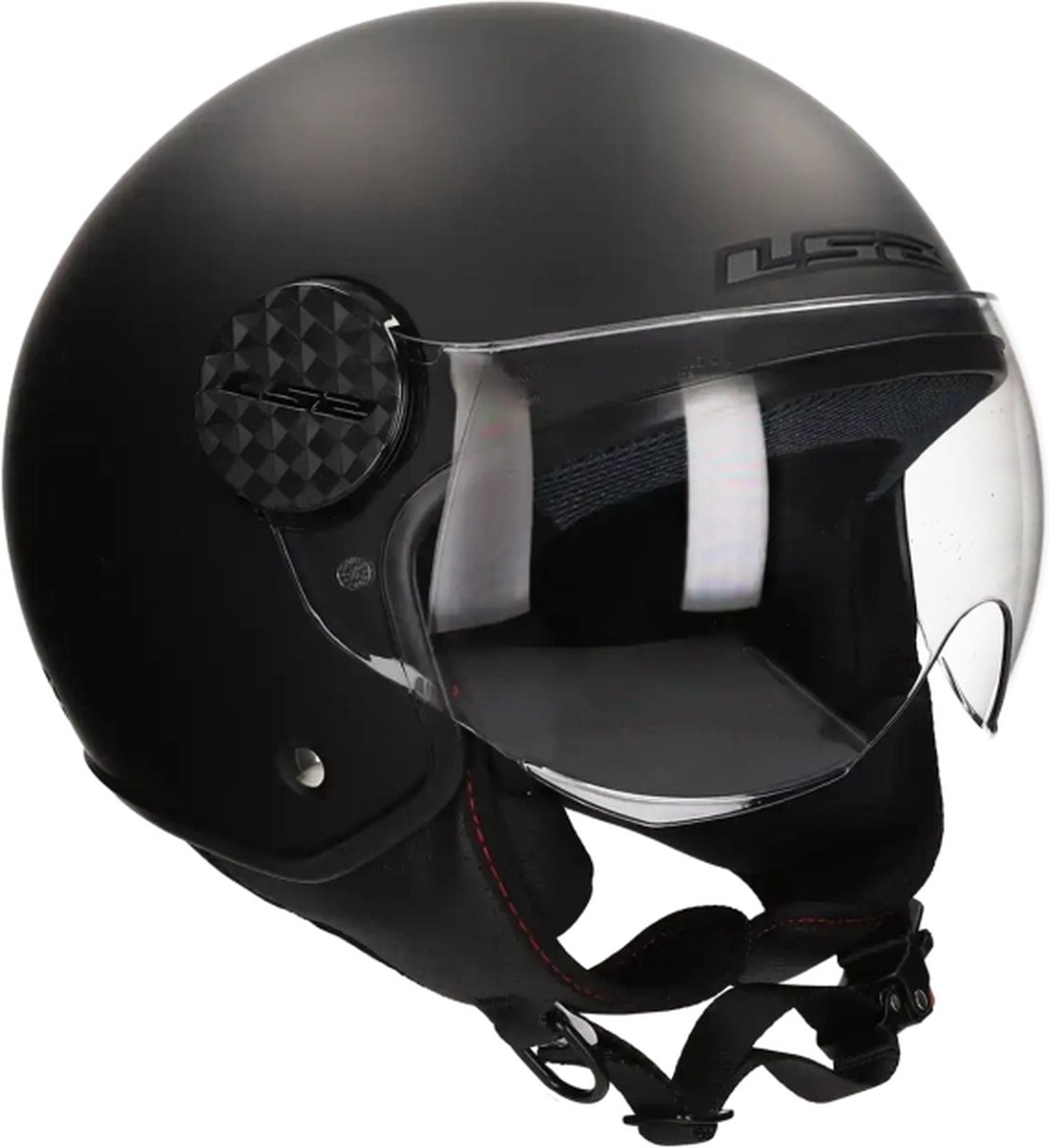 LS2 Helm Sphere II Pilot OF558 mat zwart maat S