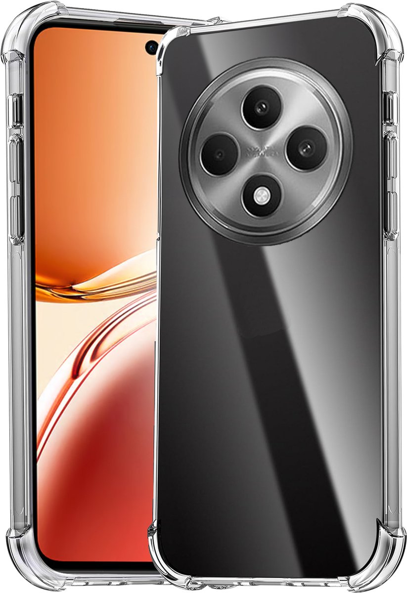 Hoesje geschikt voor Oppo Reno 12F / 12FS - Shockproof Transparant Back Cover Case