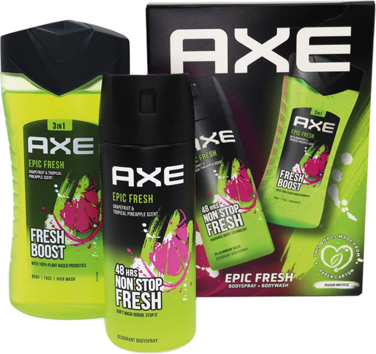 Goedkoopste Axe Epic Fresh Duo Set - 150ml 250ml - Cadeau voor man