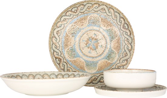 Lot De 6 Bols Celest En Porcelaine Rinart - 14 Cm (370cc) - Vaisselle Élégante Et Durable