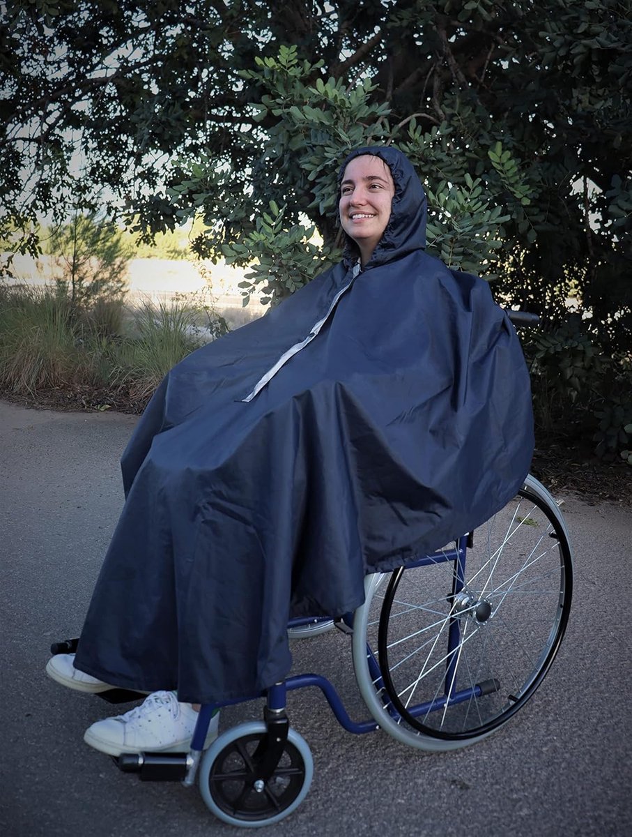 Goedkoopste Regenjas voor rolstoel, waterdicht, voor rolstoel, regenponcho, stoel, rolstoel, rolstoelaccessoire