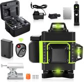 Bol.com Valloria® 4D Kruislijnlaser - Professionele Lijnlaser voor Bouw en Klussen - 360° Rotatie - Zelfnivellerend Bouwlaser me... aanbieding