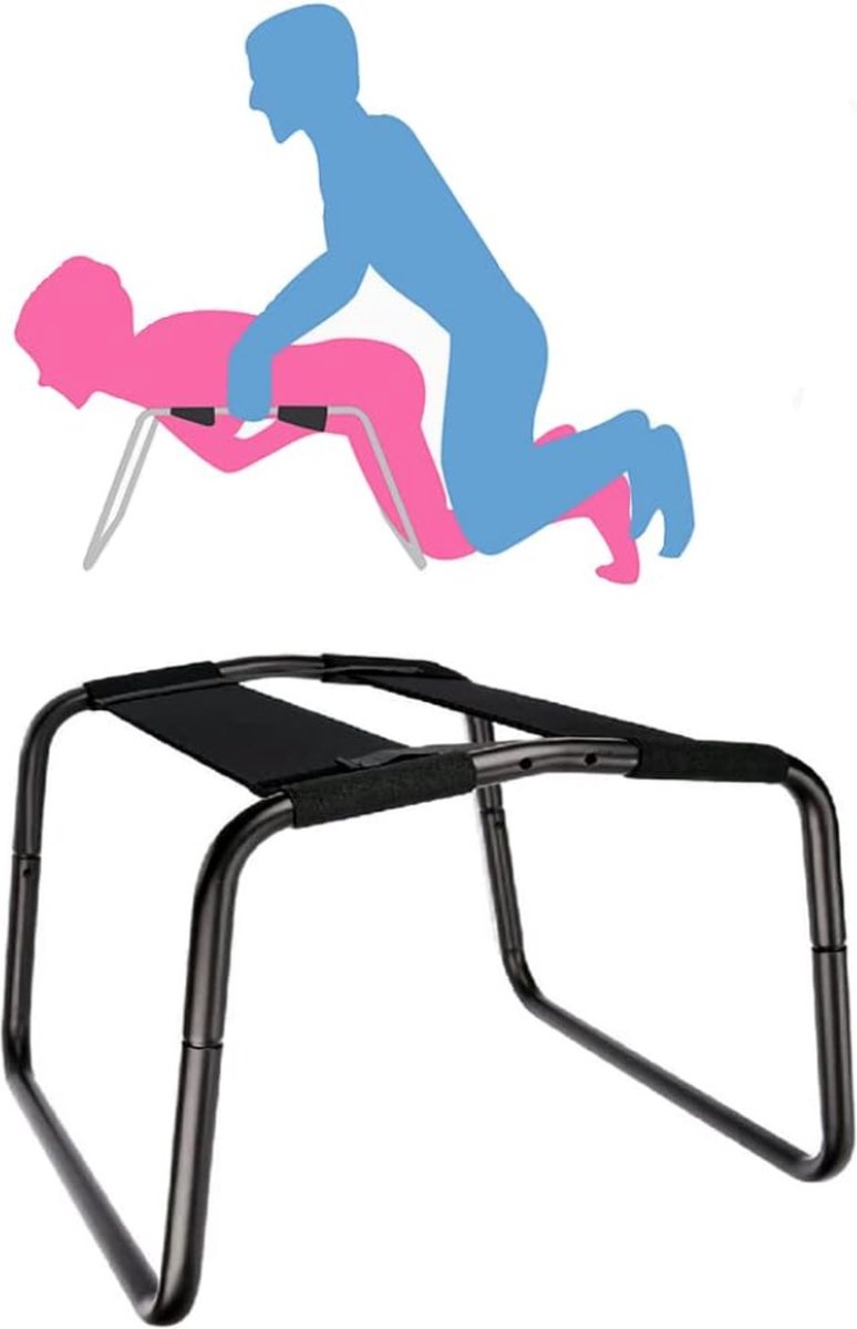 Goedkoopste DD® Sex Stoel - Sex Meubel - Sex Chair - 38x43x46cm - Zwart