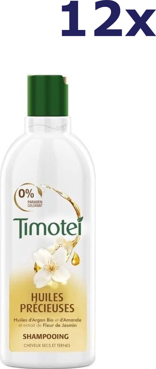 12x Timotei Shampoo - 300ml - huiles précieuses
