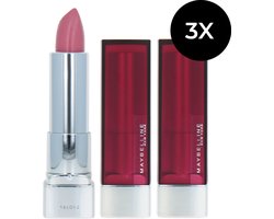 3x Maybelline Color Sensational Matte Lippenstift 942 Blushing Pout Roze