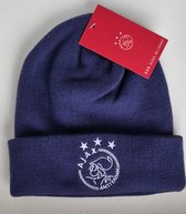 Chapeau Ajax Blauw - Taille unique - Chapeau avec logo Amsterdam