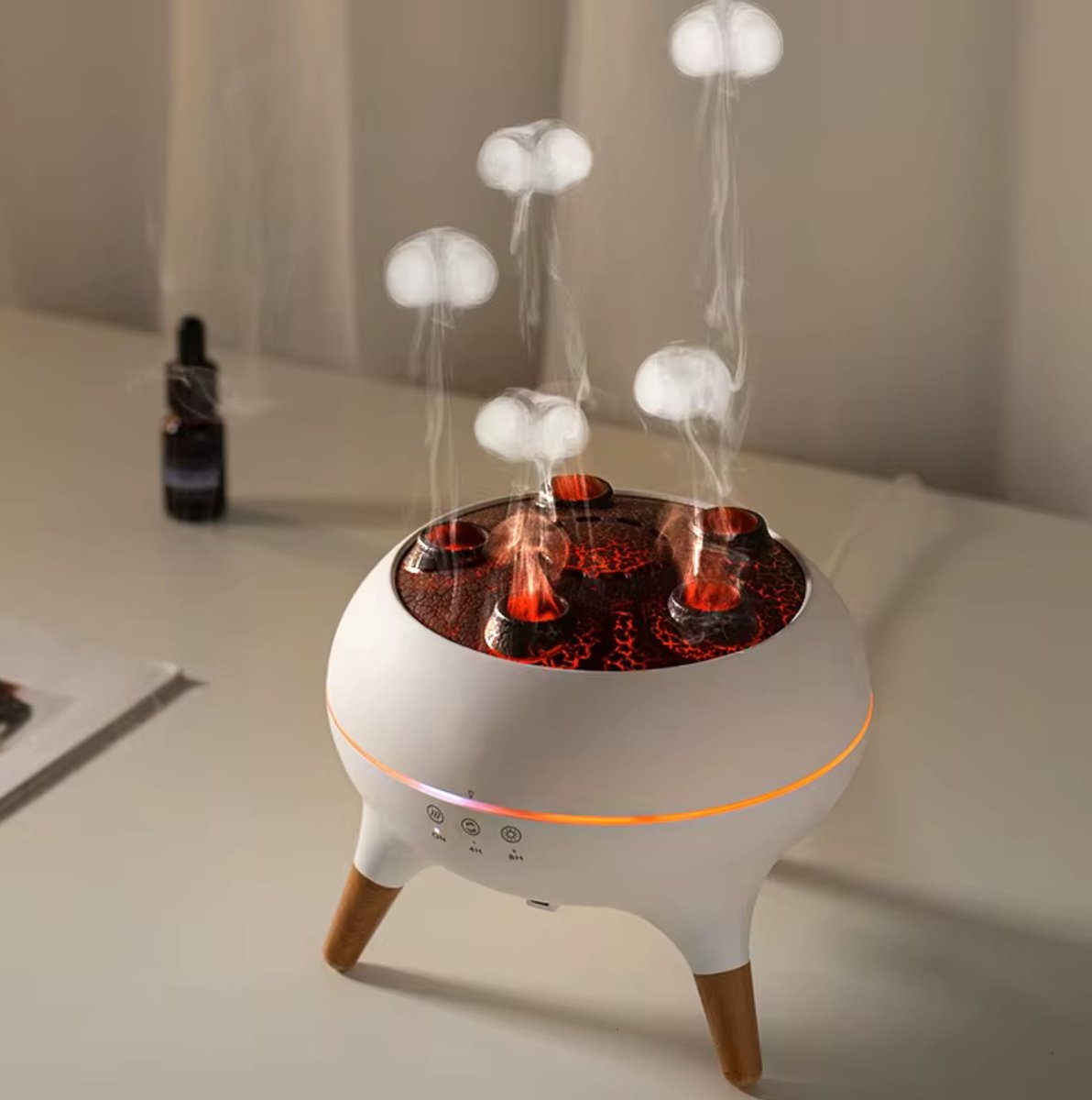 Jellyfish Aroma Diffuser - Rustgevende sfeer met kwal-bewegingen - LED  verlichting | bol