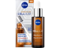 NIVEA Cellular Vitamine C Serum Gezicht - Gezichtsserum voor Stralende Huid - Anti-rimpel en Anti-Age - Skincare Met Vitamin C en E - 30ml