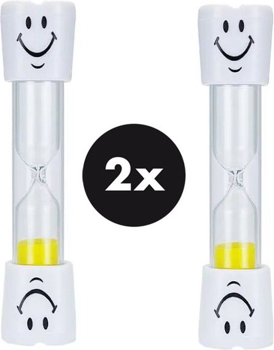Foto: Actie4you zandlopers 3 minuten badkamer douche timer spelletjes timer 2 stuks geel