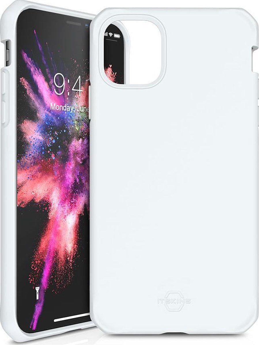 Itskins, Hoesje geschikt voor iPhone 11 Pro - Hybride Hardcase, Wit