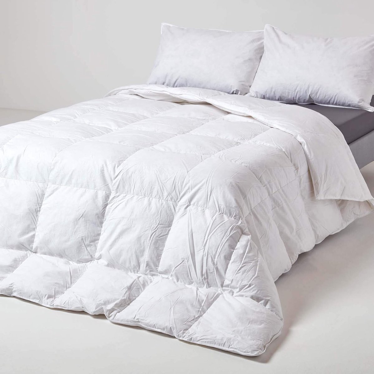 Homescapes Donzen Winterdekbed 135/140x200 cm – Ganzendons & Veren – Warmteklasse 1 – OEKO-TEX® & RDS Gecertificeerd