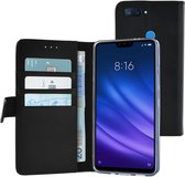 Azuri Xiaomi Mi 8 Lite hoesje - Walletcase - Zwart