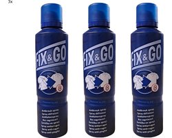 3 x Fix en GO Anti Kreuk Spray - 3 x 185ml