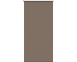 vidaXL - Rolgordijn - verduisterend - koffie - 80x175 - cm - stofbreedte - 75,7 - cm