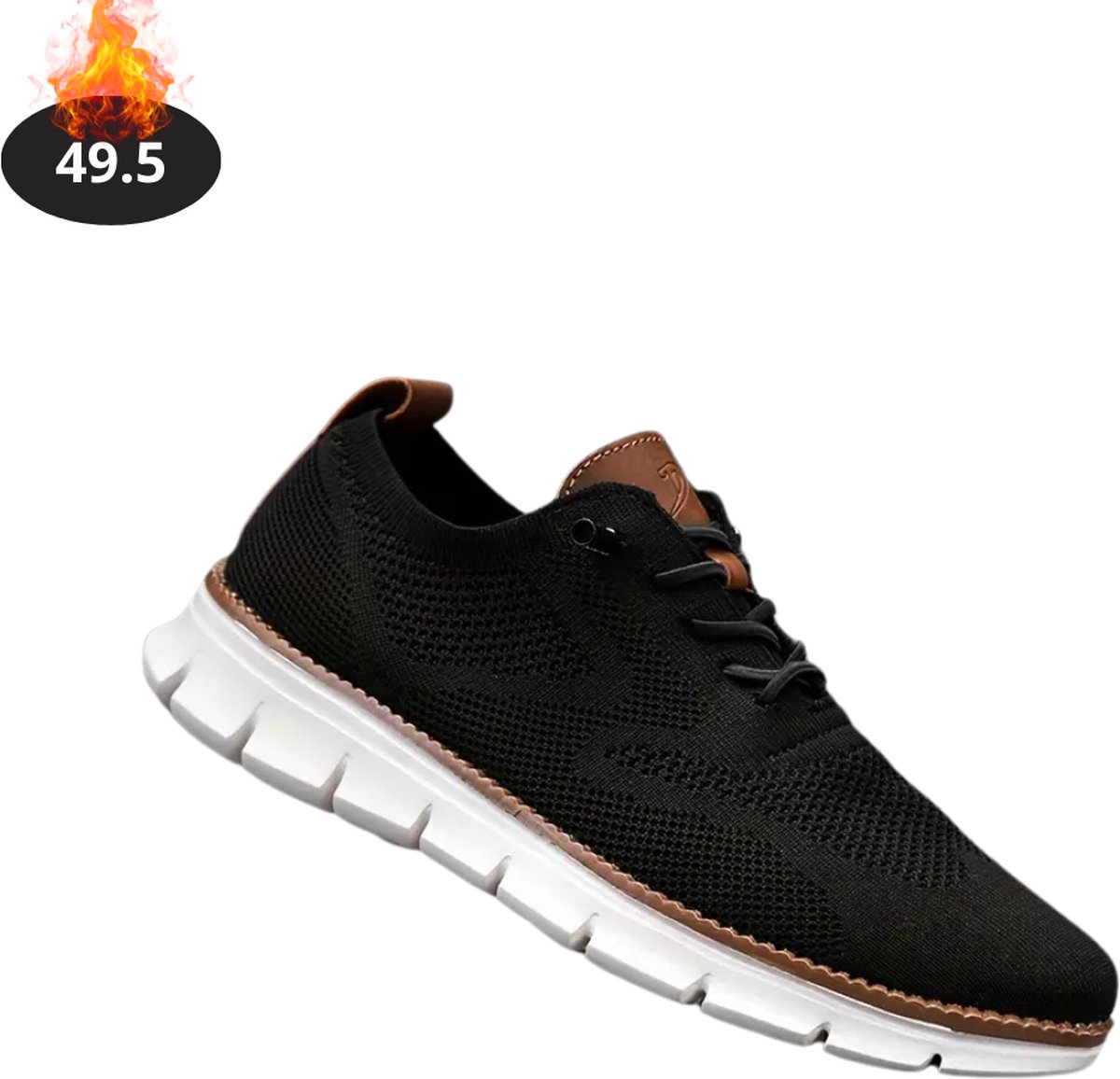 Livano Schoenen Heren Sneakers Comfortabel Casual Volwassen Zwart