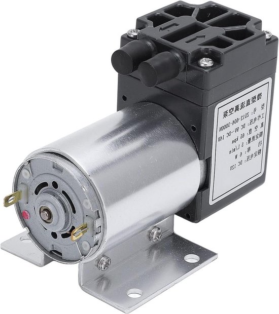 Akozon Olievrije Vacuümpomp DC24V Mini -85 KPa 40 L/min Voor Lucht En Gas