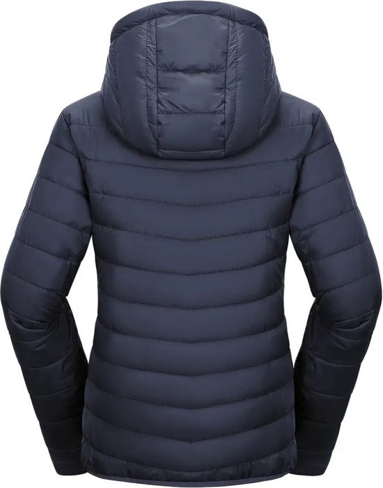 Manteau d'hiver Livano - Parka - Femme - Hiver - Manteau - Adulte - Élégant - Bleu marine - M
