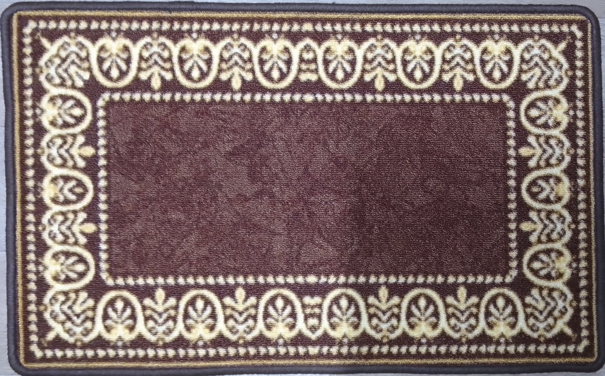 FOTAPIJT - Badmat - Bedrukte deurmat - Binnen - Termo Antislip - 50x80 cm - 5 mm - Wasbaar - Polyamide