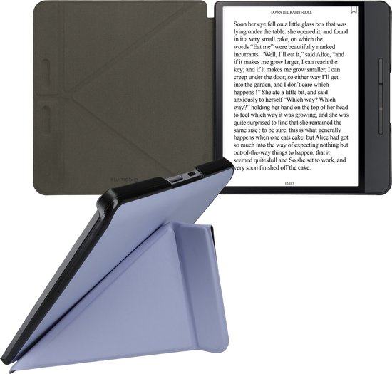 kwmobile e-reader hoesje geschikt voor Kobo Forma hoes - Ereader flip case met standaard - E reader cover van kunstleer - In lavendel van Merkloos — afbeelding 2
