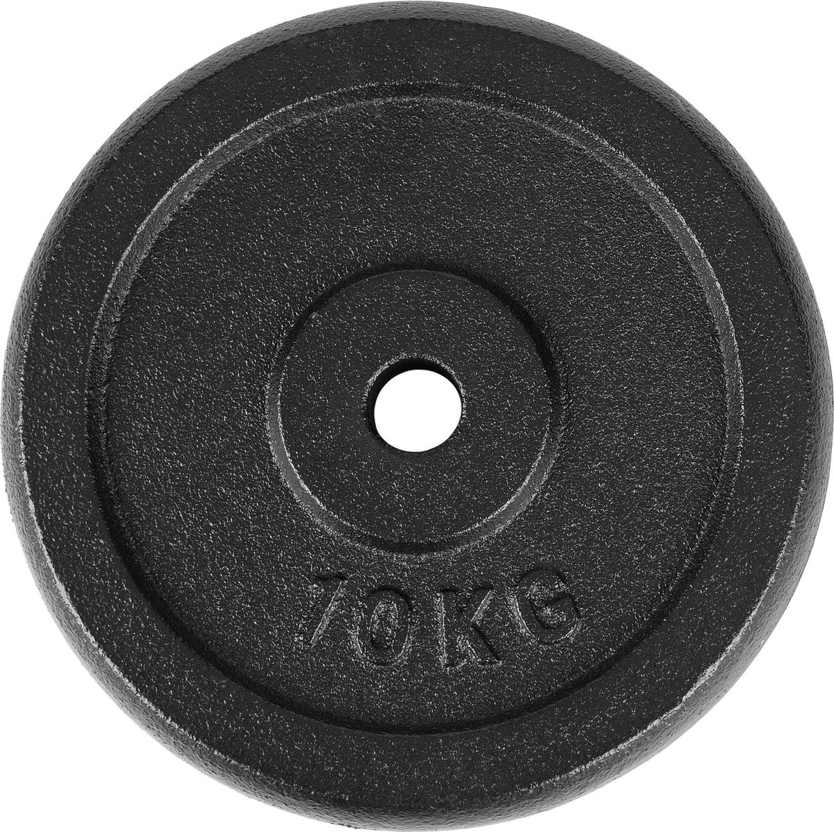 Gymtek® Gietijzeren Halterschijf - 10 kg Gewichten, ?29 mm - Halterschijven - Krachttraining, Gym, Fitness