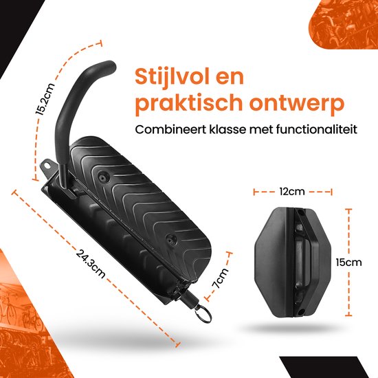 Fiets Ophangsysteem - Fiets Ophangbeugel - Muurbeugel Fiets - fietshaak - Fietsenrek - Fietsbeugel - Race fiets - Mountainbike - draaibaar- Max belading 45kg - 2 fietsen