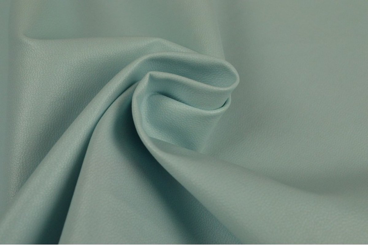 Kunstleer - 1 meter - Per meter - Baby blauw - 145cm breed
