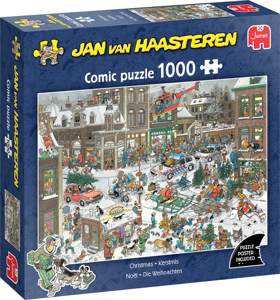 Jan van Haasteren - Kerstmis - 1000 stukjes puzzel - Legpuzzel