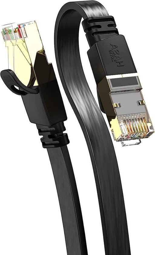 SWECENT Cavo Ethernet Cat 8, 40Gbps 2000MHz Alta velocità Cavo LAN, cavo LAN con connettore RJ45 placcato oro Cavo di Rete F/FTP per Gaming PS5/PS4 Router Modem, PC, hub, laptop, Xbox(bianco,25m