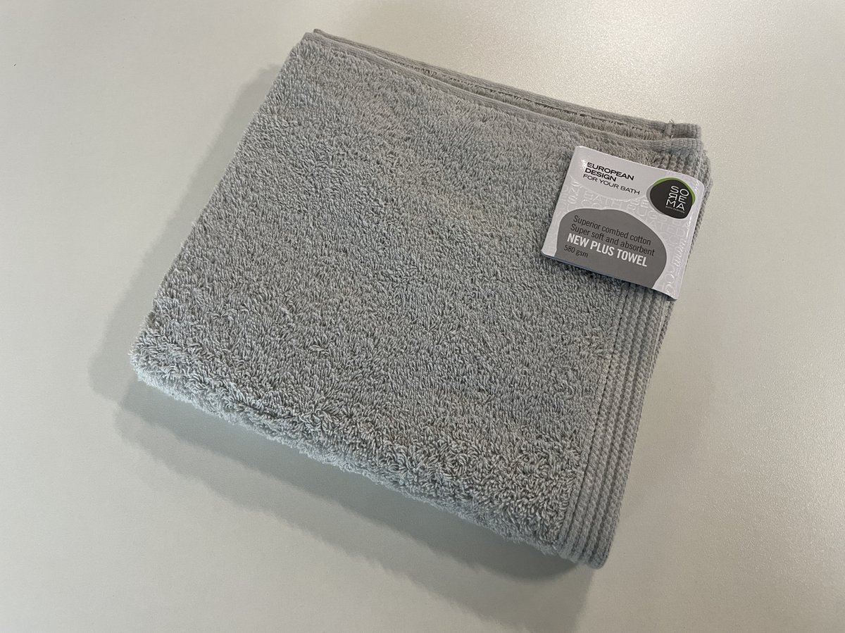 Sorema Handdoek New Plus silver 50x100cm