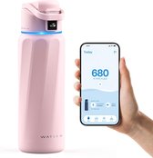 WaterH Boost slimme waterfles - drinkfles met water tracker - 946ml - pink