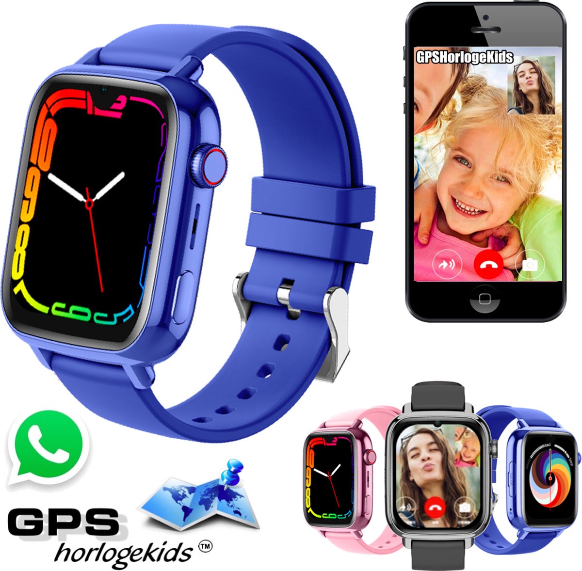 4G Kids Smartwatch GPS met WiFi Video-oproep SOS Camera Bericht Klasse