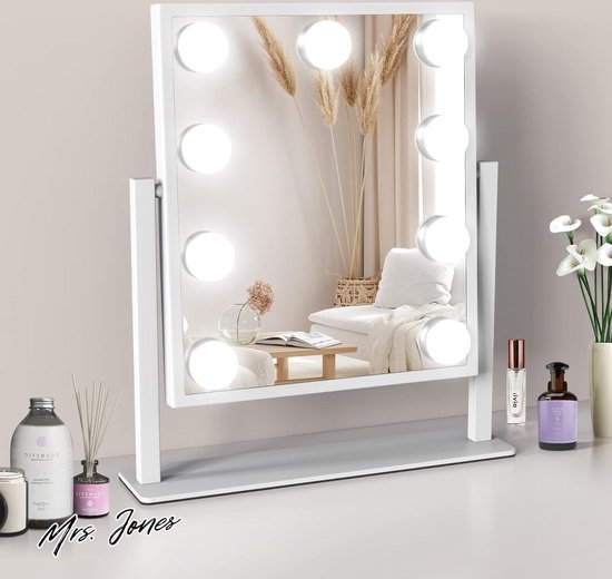 FENCHILIN Hollywood Spiegel met RGB 18 LED-verlichting make-up spiegel