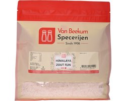 Van Beekum Specerijen - Himalaya Zout Fijn - 2 KG (hersluitbare stazak)