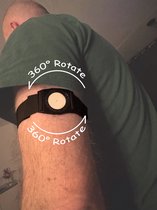 Bevestigingsarmband voor Simplera Sync Sensor - Medtronic MiniMed Simplera Armband - Sensorhouder Simplera - Simplera Medtronic-sensormanchet met roterende clip en band van soepel elastiek verstelbare maat tot 50cm