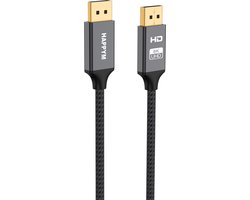DisplayPort 1.4 Kabel 2M – 8K 60Hz – 4K 120Hz en 2K 240Hz voor Gaming en Monitoren