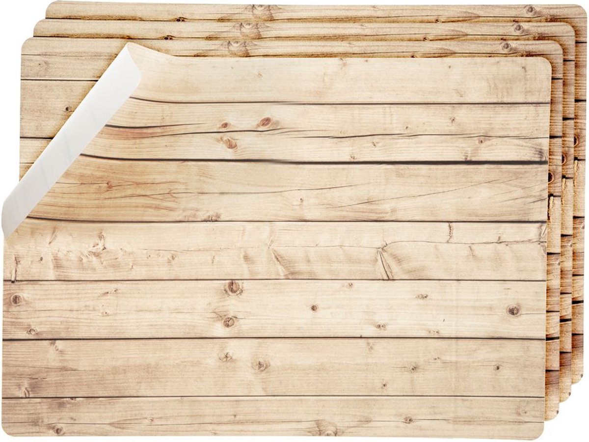 Placemats Rechthoekig 43x30 cm 4 stuks - Placemat voor Eettafel - Onderlegger
