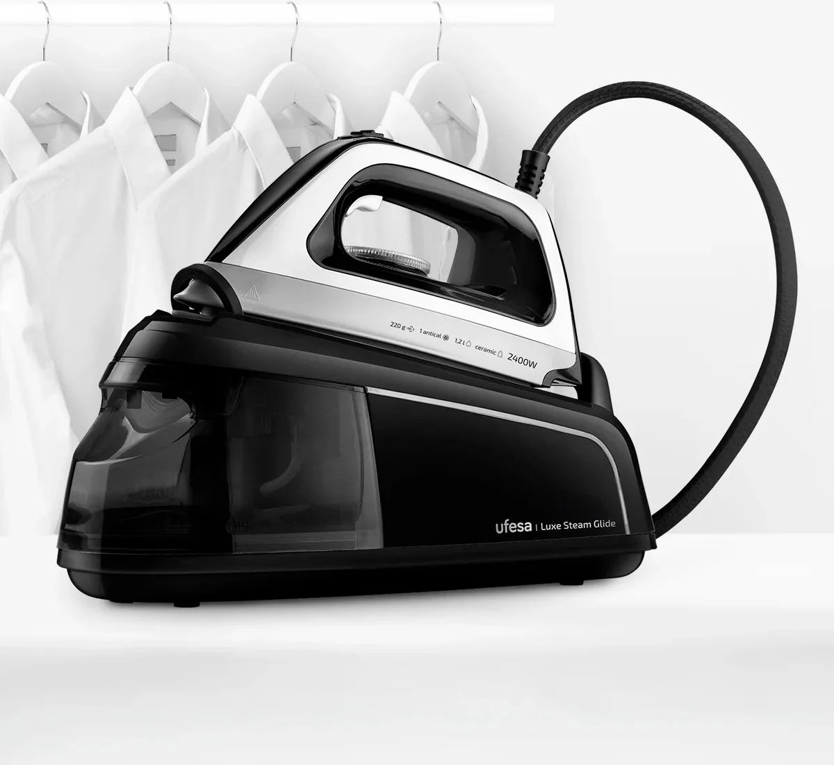 Ufesa Luxe Steam Glide Stoomgenerator 2400 Watt 5.5 Bar — afbeelding 1
