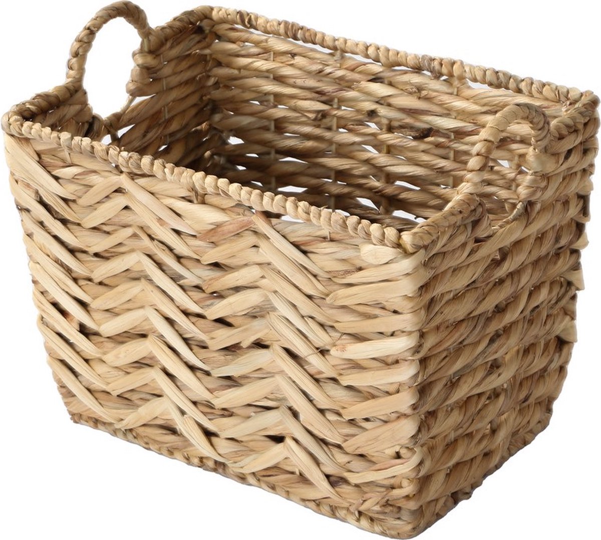 CALICOSY - Hoge mand van waterhyacint - H30 cm