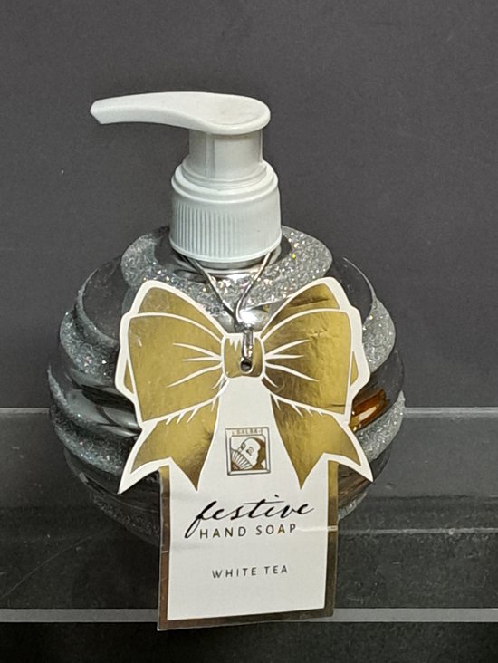 Cadeau de Noël - Boule de Noël - savon pour les mains - thé blanc