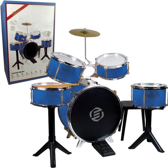Equivera Kinder Drumstel - Drumstel voor Kinderen - Muziekinstrumenten - Kinderspeelgoed - Speelgoed Drumstel - Kinder Trommel - Kinder Drumstel Speelgoed - Kinderdrumstel - Peuter Drumstel - Cadeautip voor uw kind!