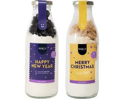 Pineut® Xmas Cake Giftpack - Cadeau voor kerst - Duurzaam cadeau - Kerstpakket - DIY Maak het zelf lekker