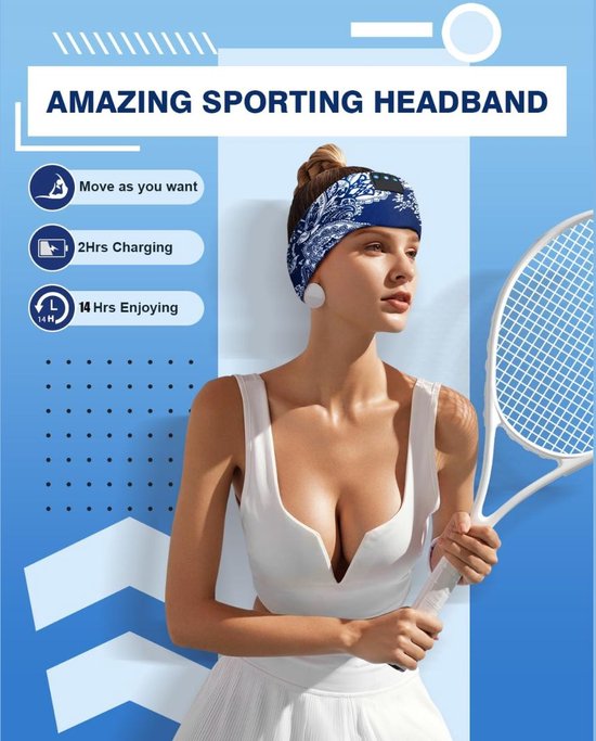 Masque de sommeil Equivera Bluetooth - Écouteurs de sommeil - Masque de sommeil Bluetooth - Masque de sommeil pour les yeux - Masque de sommeil avec Enceintes - Écouteurs de sommeil - Bandeau - Masque de sommeil - Pour une bonne nuit de sommeil !