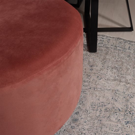 Fauteuil causeuse velours vieux rose fauteuil pivotant