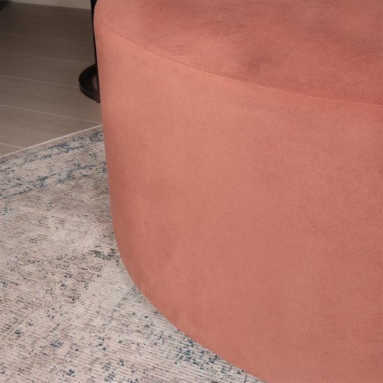 Fauteuil causeuse velours vieux rose fauteuil pivotant